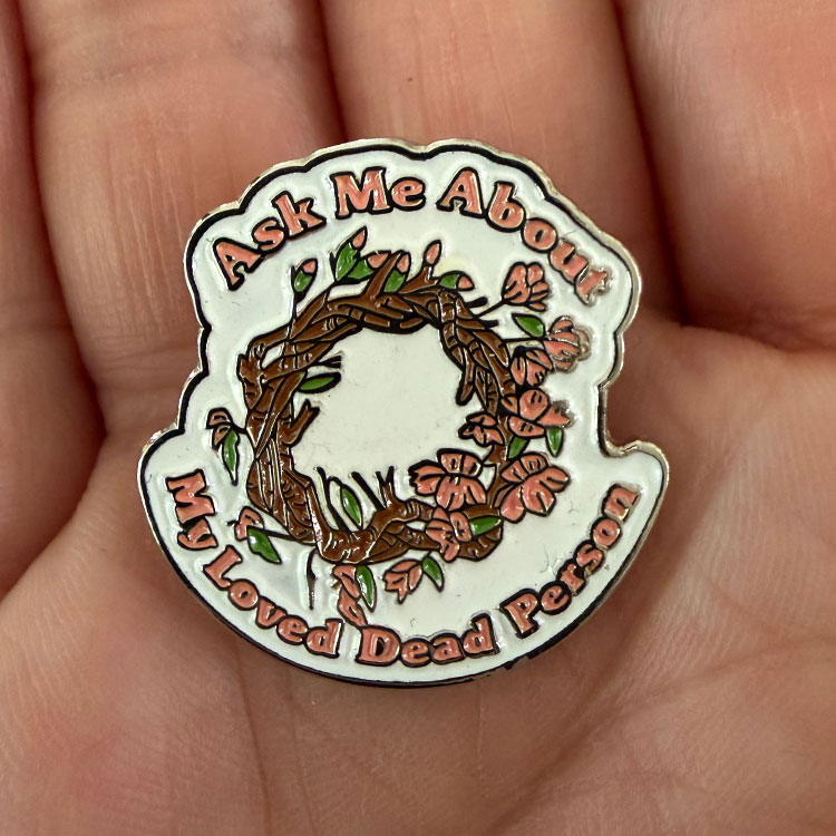 Ask Me Pin
